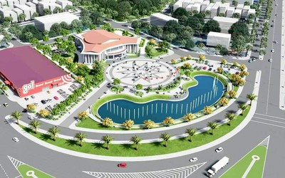 Số phận một quảng trường thị xã đang xây dựng ở Huế ra sao khi bỏ cấp huyện?
