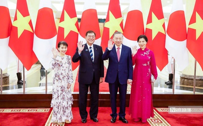 Tổng Bí thư Tô Lâm tiếp Thủ tướng Nhật Bản Ishiba Shigeru