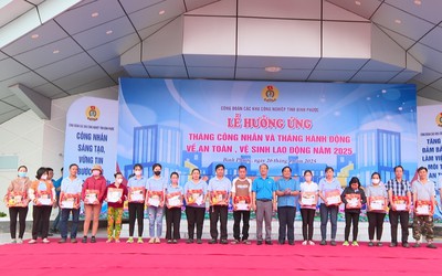 Bình Phước: Sôi nổi lễ khởi động tháng công nhân 2025