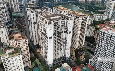 Cận cảnh tòa chung cư ở Hà Nội được đề xuất “hợp thức hóa” vi phạm xây dựng
