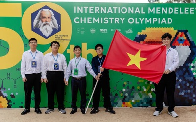 4 học sinh Việt Nam đạt huy chương tại Olympic Hóa học Quốc tế Mendeleev