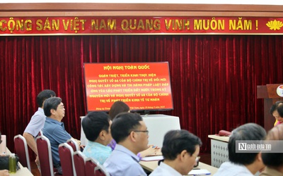 Đảng bộ Hội Luật gia Việt Nam tham dự trực tuyến Hội nghị toàn quốc quán triệt, triển khai Nghị quyết Trung ương 66 và 68