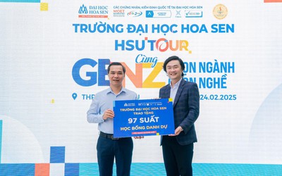 Trường Đại học Hoa Sen công bố quỹ 60 tỷ đồng hành cùng thí sinh 2k7