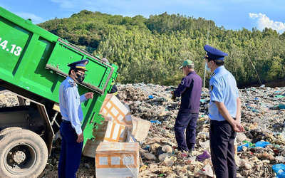 Phát hiện, tiêu hủy 1 tấn chả chay không rõ nguồn gốc, xuất xứ