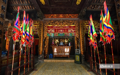 Vẻ đẹp độc đáo của ngôi đình ven bờ sông Đuống