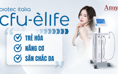 Amy Aesthetic & Academy chính thức ứng dụng Cfu Èlife – Công nghệ trẻ hóa da đột phá, hiệu quả lâu dài