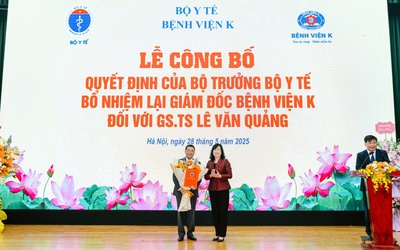 Bộ trưởng Y tế trao quyết định nhân sự, giao trọng trách đổi mới toàn diện cho Bệnh viện K