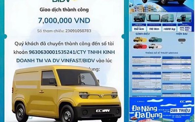 Khách hàng Việt háo hức khoe “bấm nút” chốt cọc sớm VinFast EC Van