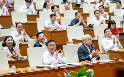 100% đại biểu Quốc hội tán thành sửa đổi, bổ sung một số điều của Hiến pháp