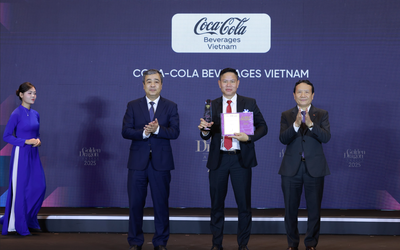 Công ty Coca-Cola Việt Nam vinh dự nhận giải thưởng Rồng Vàng 2025