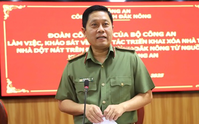 Bộ Công an hỗ trợ Đắk Nông 30 tỷ đồng xây 500 căn nhà cho hộ nghèo, cận nghèo