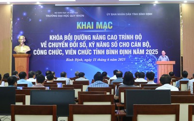 Bình Định đào tạo cán bộ chuyển đổi số quy mô lớn, hướng tới xây dựng chính quyền số toàn diện