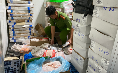 Công an Tp.HCM phát hiện gần 70 tấn nội tạng, thịt động vật không rõ nguồn gốc