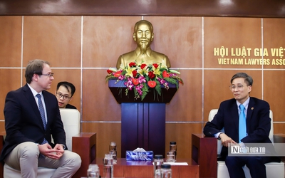Chủ tịch Hội Luật gia Việt Nam tiếp Trưởng Đại diện lâm thời Viện KAS tại Việt Nam
