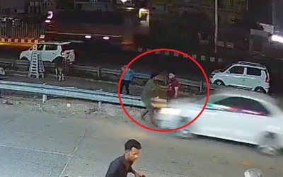 Ô tô tông văng 2 sinh viên rồi bỏ chạy khỏi hiện trường