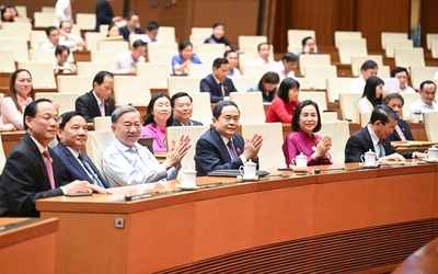 Tổng Bí thư Tô Lâm dự lễ trao Bằng khen của Ủy ban Thường vụ Quốc hội