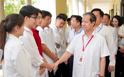 Bộ GD&ĐT kiểm tra công tác tổ chức thi tốt nghiệp tại Vĩnh Phúc