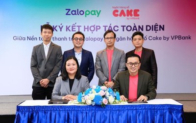 Hợp tác toàn diện Zalopay - Cake: Mở rộng dịch vụ tài chính cho người Việt