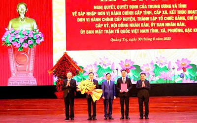 Phó Thủ tướng Trần Hồng Hà: Sáp nhập giữa Quảng Bình và Quảng Trị là sự hòa quyện của thiên nhiên, văn hóa và con người