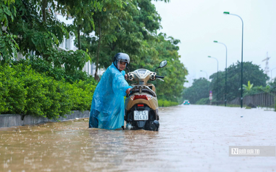 Miền Bắc mưa to, có nơi mưa rất to