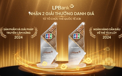Ngân hàng Lộc Phát (LPBank) nhận cú đúp giải thưởng danh giá từ Tổ chức Thẻ quốc tế JCB