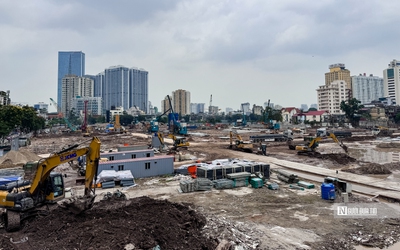 Hà Nội: Toàn cảnh đại công trường tại số 148 Giảng Võ