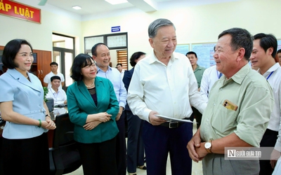 Tổng Bí thư Tô Lâm kiểm tra hoạt động của chính quyền 2 cấp tại Hà Nội