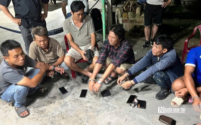 Triệt phá tụ điểm đánh bạc bằng hình thức bầu cua lúc rạng sáng