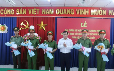 Khen thưởng các đơn vị phá án nhanh, bắt đối tượng sát hại nữ chủ quán cà phê tại Tây Ninh