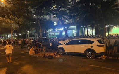 Tai nạn liên hoàn kinh hoàng tại Hà Nội, tài xế có nồng độ cồn vượt mức "kịch khung"