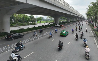 Hà Nội: Từ 4/7 sẽ thực hiện phân làn trên đường Phạm Văn Đồng