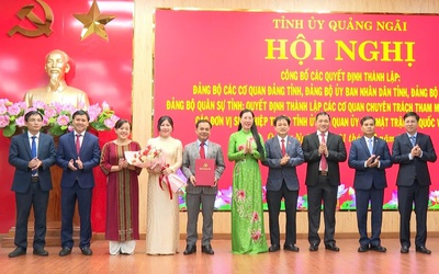 Kiện toàn các Đảng bộ và cơ quan mới tại Quảng Ngãi