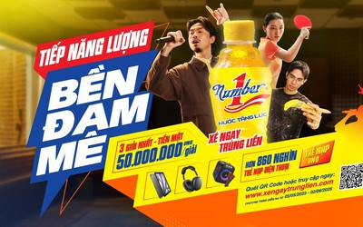 Tiếp năng lượng với Number 1 để nhận hơn 860.000 cơ hội trúng thưởng với tổng trị giá tới 10 tỷ đồng trong hè này