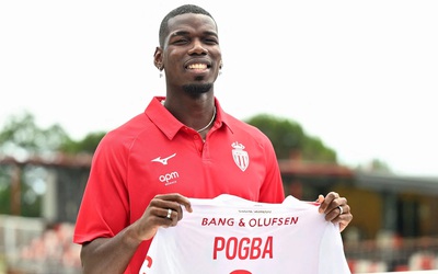 Trở lại sau cấm thi đấu, Pogba vẫn chưa thể ra sân cùng Monaco
