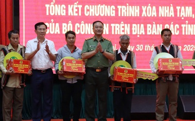 Bộ Công an hỗ trợ 3 tỉnh Tây Nguyên xây dựng 6.370 ngôi nhà cho người nghèo