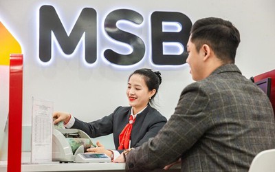 Tăng trưởng tín dụng của MSB đạt 13,39%