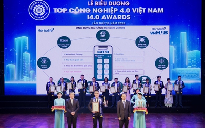 Herbalife Việt Nam đạt giải thưởng “Top Công Nghiệp 4.0” lần thứ 3 liên tiếp