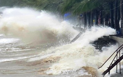 Bão số 2 mạnh lên cấp 11, giật cấp 13, dự báo đường đi thế nào?