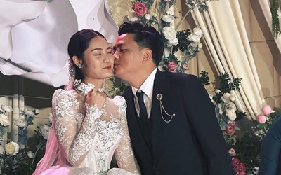 Hoa hậu Nông Thúy Hằng lên xe hoa