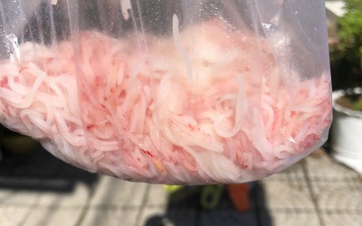 Bún đổi màu bất thường, Ban Quản lý An toàn thực phẩm Tp.Đà Nẵng đề nghị xác minh khẩn