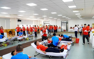 Tập đoàn GELEX tổ chức hiến máu tình nguyện nhân dịp kỷ niệm 35 năm thành lập