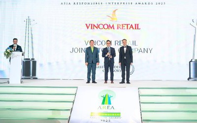 Vincom Retail tiếp tục được vinh danh top 50 công ty niêm yết tốt nhất Việt Nam và lãnh đạo xanh châu Á