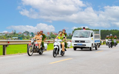 Hà Tĩnh đồng loạt ra quân trấn áp tội phạm, bảo vệ an ninh Đại hội Đảng