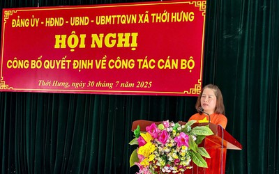 Cần Thơ: Hội nghị công tác cán bộ tại xã Thới Hưng