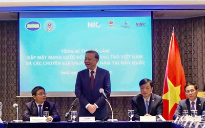 Tổng Bí thư gặp mặt thành viên Mạng lưới Đổi mới sáng tạo Việt Nam tại Hàn Quốc