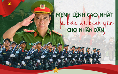 [E] Mệnh lệnh cao nhất là bảo vệ bình yên cho nhân dân