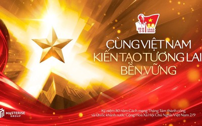Masterise Group đồng hành chiến dịch quốc gia, tiếp sức và lan tỏa tinh thần yêu nước nhân dịp 80 năm Quốc khánh 2/9