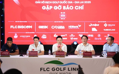 Giải Vô địch Golf Quốc gia - Gia Lai 2025 có 125 vận động viên tham gia tranh tài