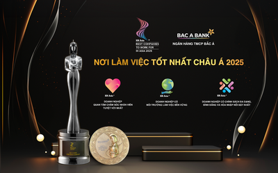 BAC A BANK lần thứ 3 liên tiếp được vinh danh “Nơi làm việc tốt nhất châu Á”