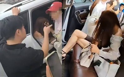 Đang đi mua sắm, vợ bắt quả tang chồng ngoại tình ngay trên phố